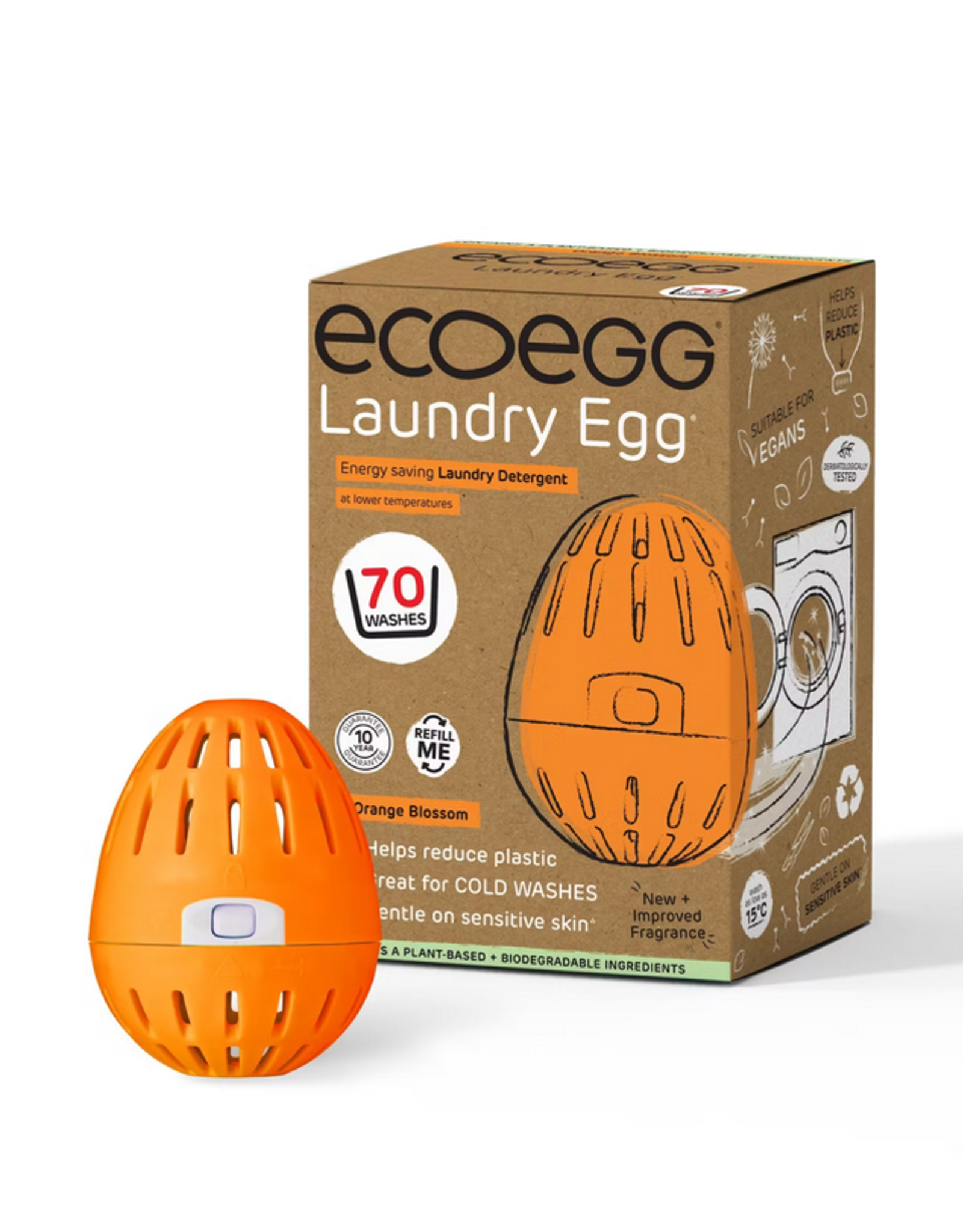 Ecoegg Ecoegg Laundry Egg  Orange Blossom - 70 washes