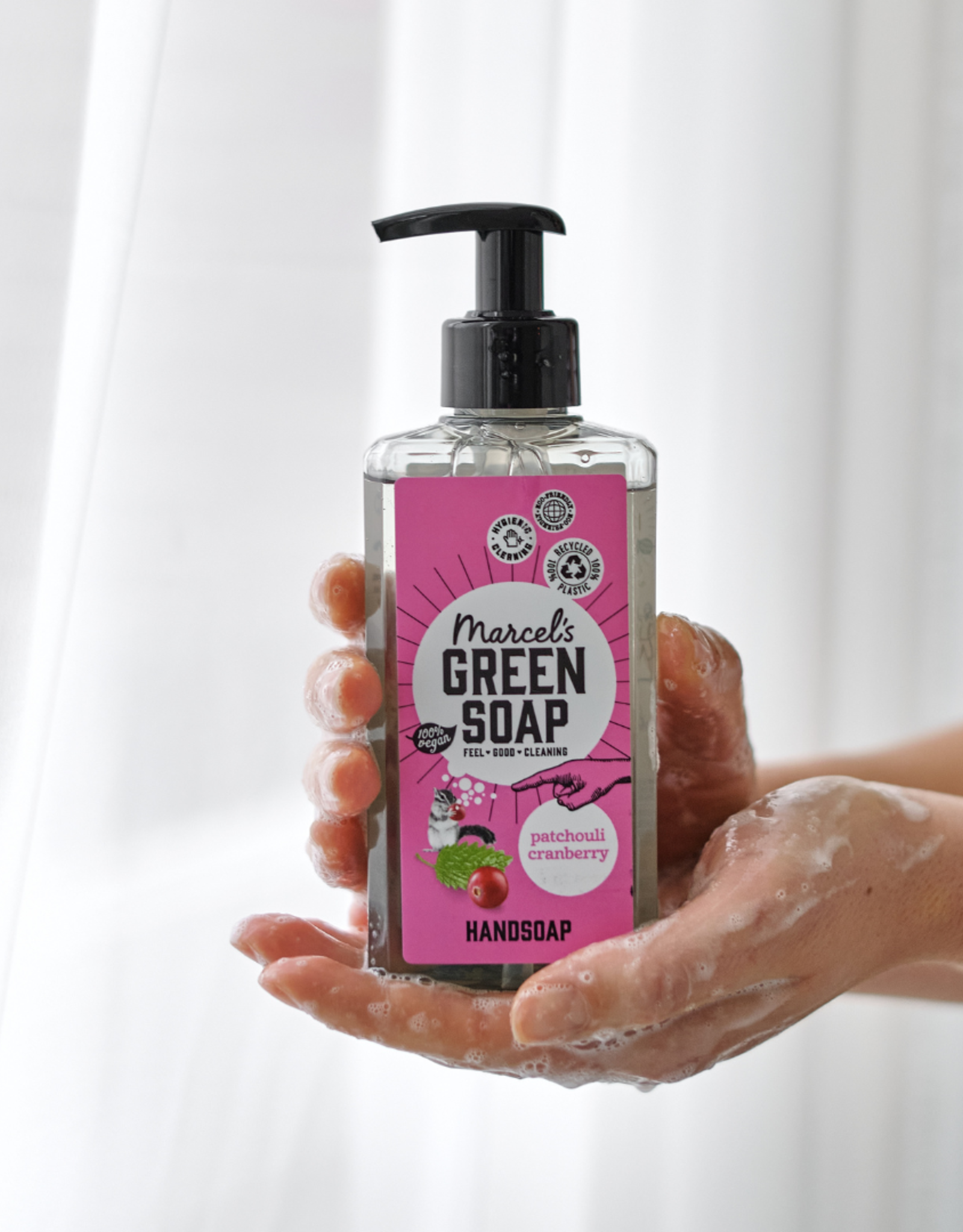 Marcel's Green Soap Handzeep Patchouli & Cranberry 500 ml