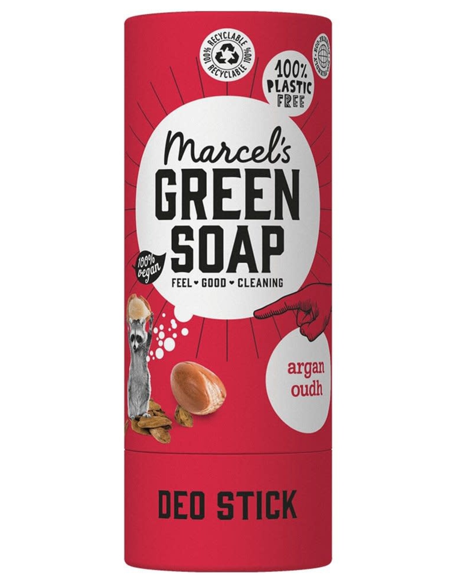 Marcel's Green Soap Deodorant stick argan & oudh 40g
