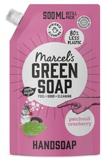 Marcel's Green Soap Handzeep Patchouli & Cranberry refill 500ml