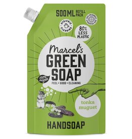 Marcel's Green Soap Handzeep Tonka & Muguet refill 500 ml