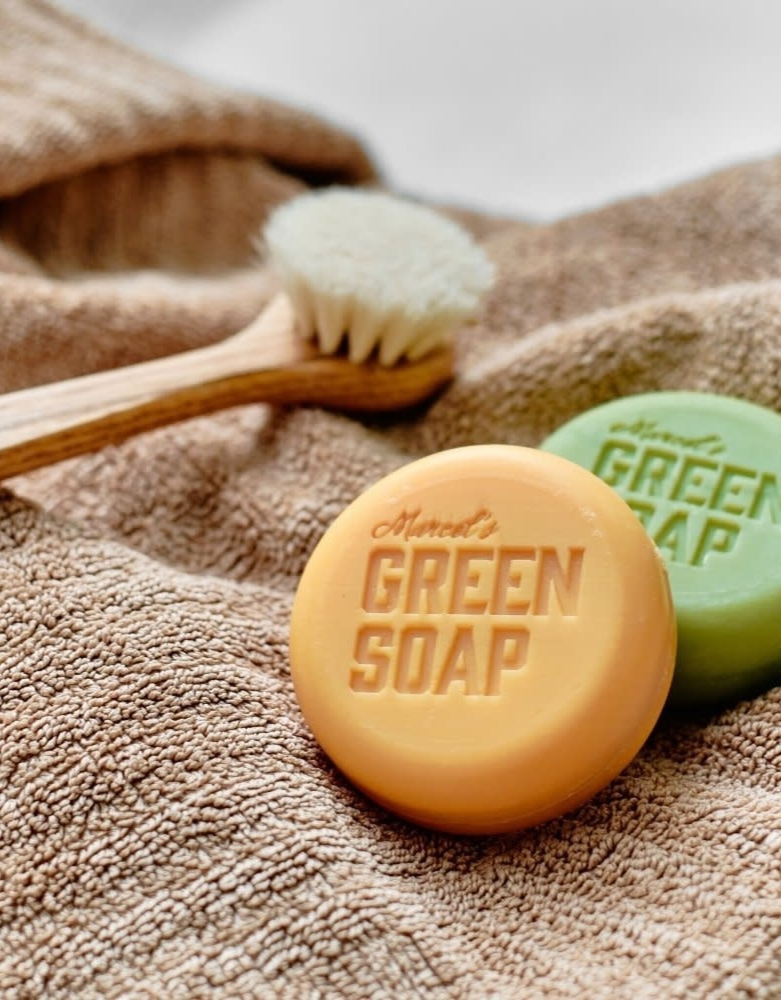 Marcel's Green Soap Shampoo bar vanilla & cherry 90g