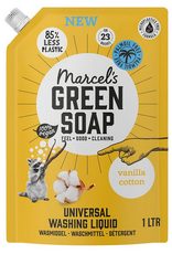 Marcel's Green Soap Universeel Wasmiddel Vanille & Katoen Refill 1 liter