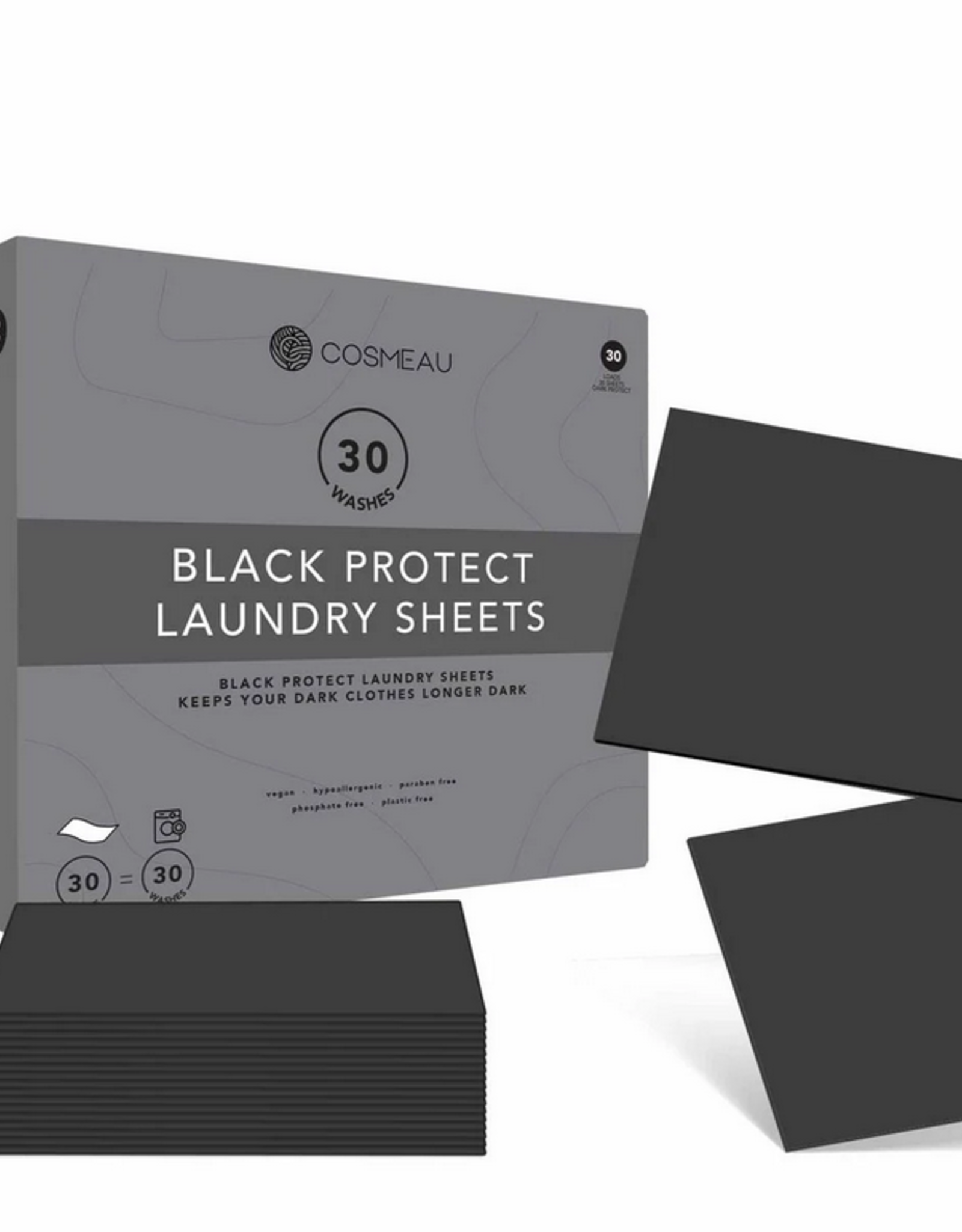 Cosmeau Cosmeau Black Protect Laundry Sheets 10 vellen