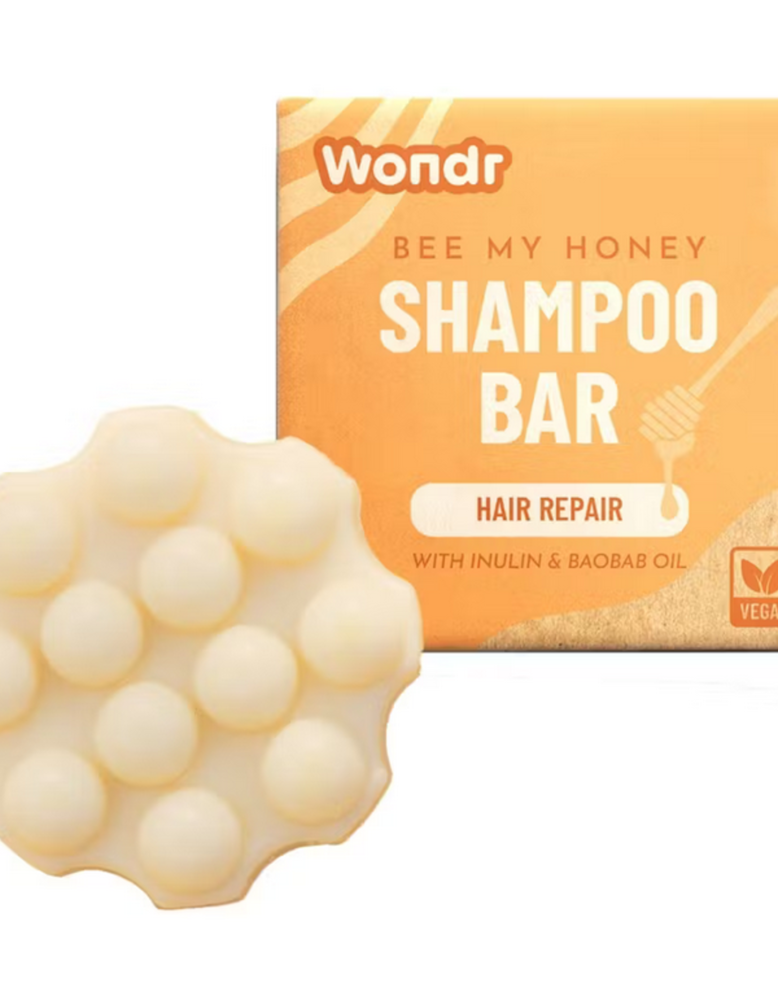 Wondr Limited Edition Shampoo Bar - Bee My Honey - hair repair  110g