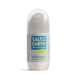 Salt of the Earth Unscented Refillable Roll-On Deodorant COSMOS Natural 75ml