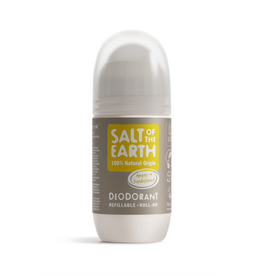 Salt of the Earth Amber & Sandalwood Refillable Roll-On Deodorant COSMOS Natural 75ml