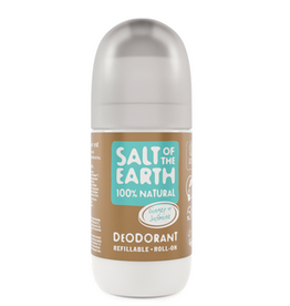 Salt of the Earth Ginger and Jasmine Refillable Roll-On Deodorant COSMOS Natural 75ml