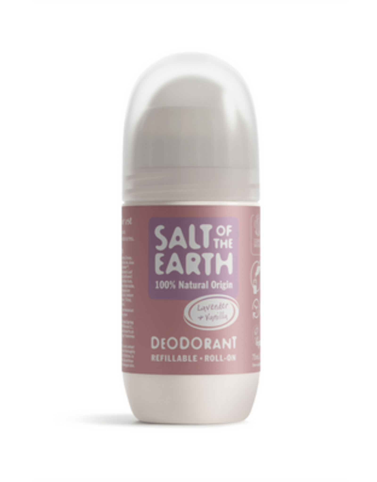 Salt of the Earth Lavender & Vanilla  Refillable Roll-On Deodorant COSMOS Natural 75ml