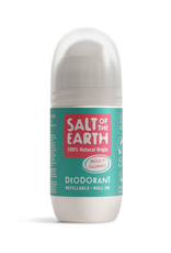 Salt of the Earth Melon and Cucumber  Refillable Roll-On Deodorant COSMOS Natural 75ml