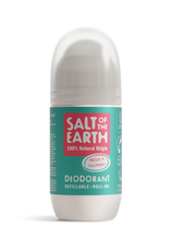 Salt of the Earth Melon & Cucumber Refillable Roll-On Deodorant COSMOS Natural 75ml
