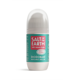 Salt of the Earth Melon and Cucumber  Refillable Roll-On Deodorant COSMOS Natural 75ml