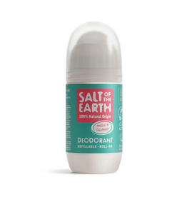 Salt of the Earth Melon & Cucumber Refillable Roll-On Deodorant COSMOS Natural 75ml