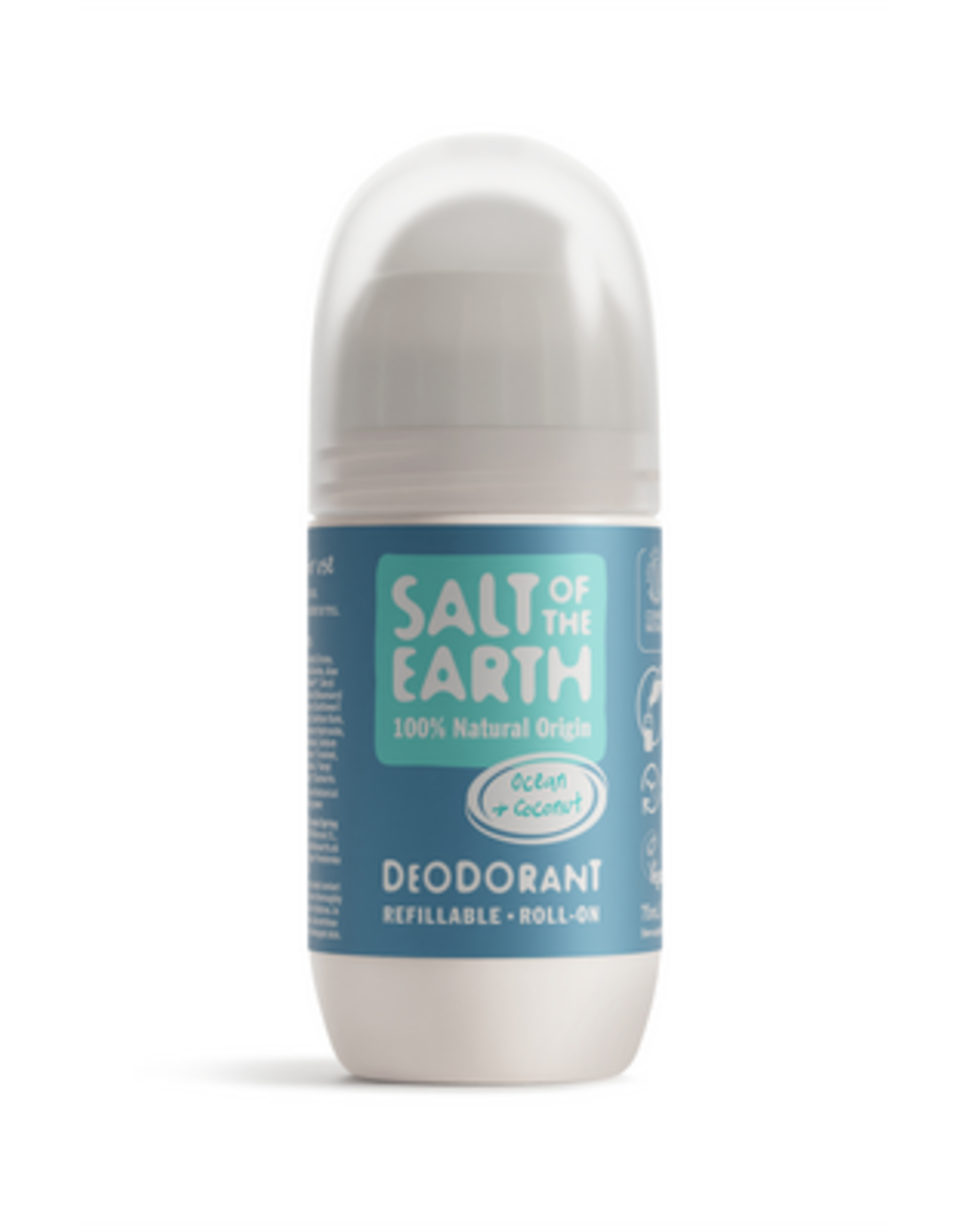 Salt of the Earth Ocean & Coconut Refillable Roll-On Deodorant COSMOS Natural 75ml