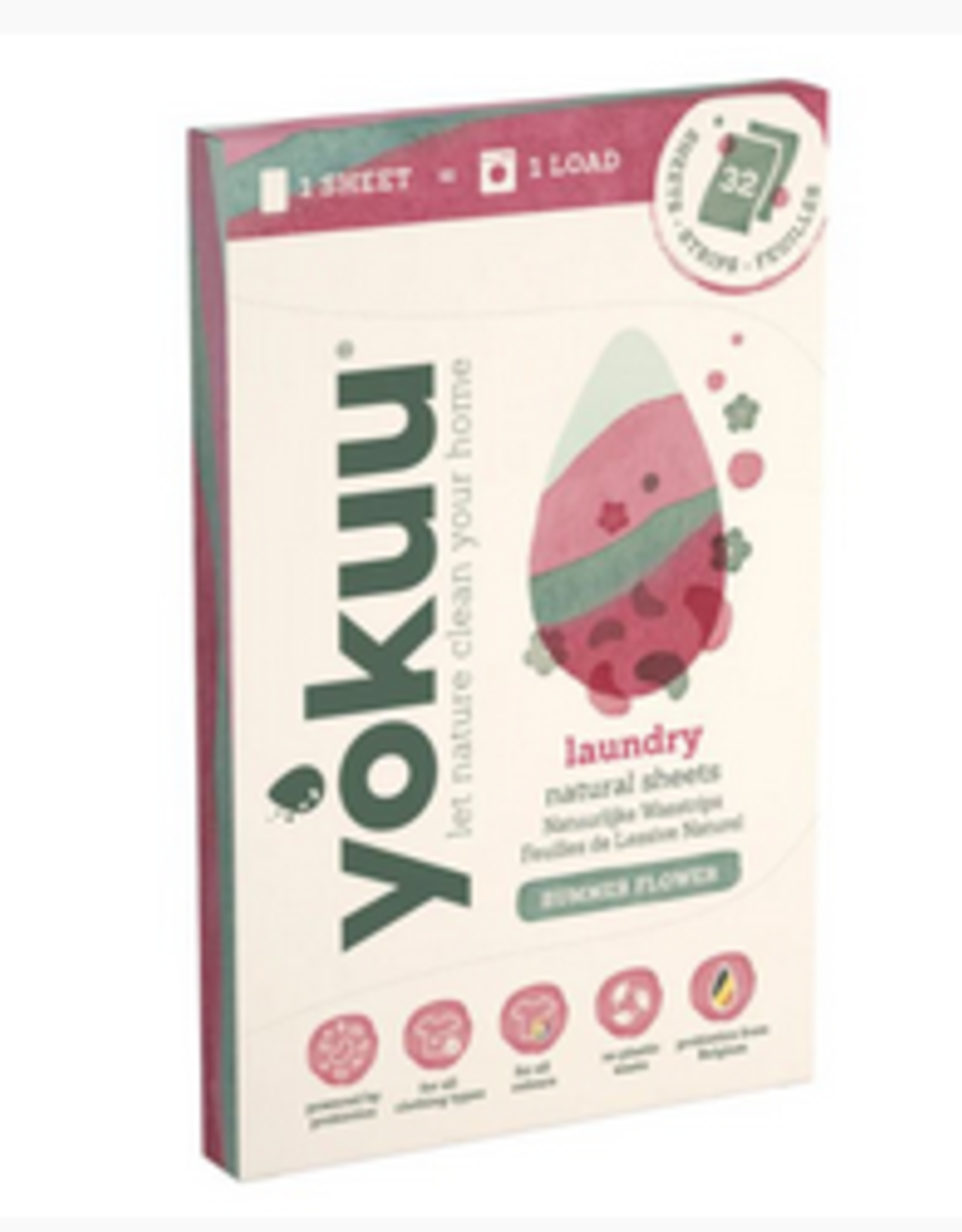 Yokuu Yokuu probiotische wasstrips - Cherry - Blossom - 32 strips