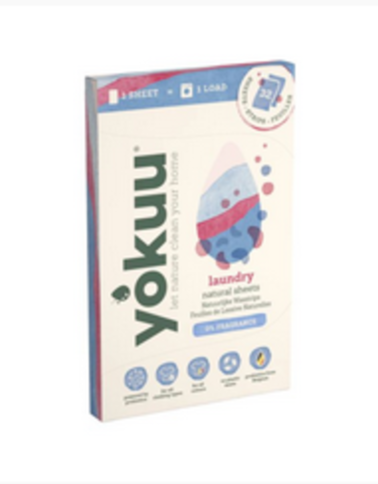 Yokuu Yokuu probiotische wasstrips - 0% fragrance - 32 strips