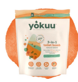 Yokuu Yokuu Toilet Bomb WC tabletten 3-in-1 - eucalyptus/munt - 30 stuks