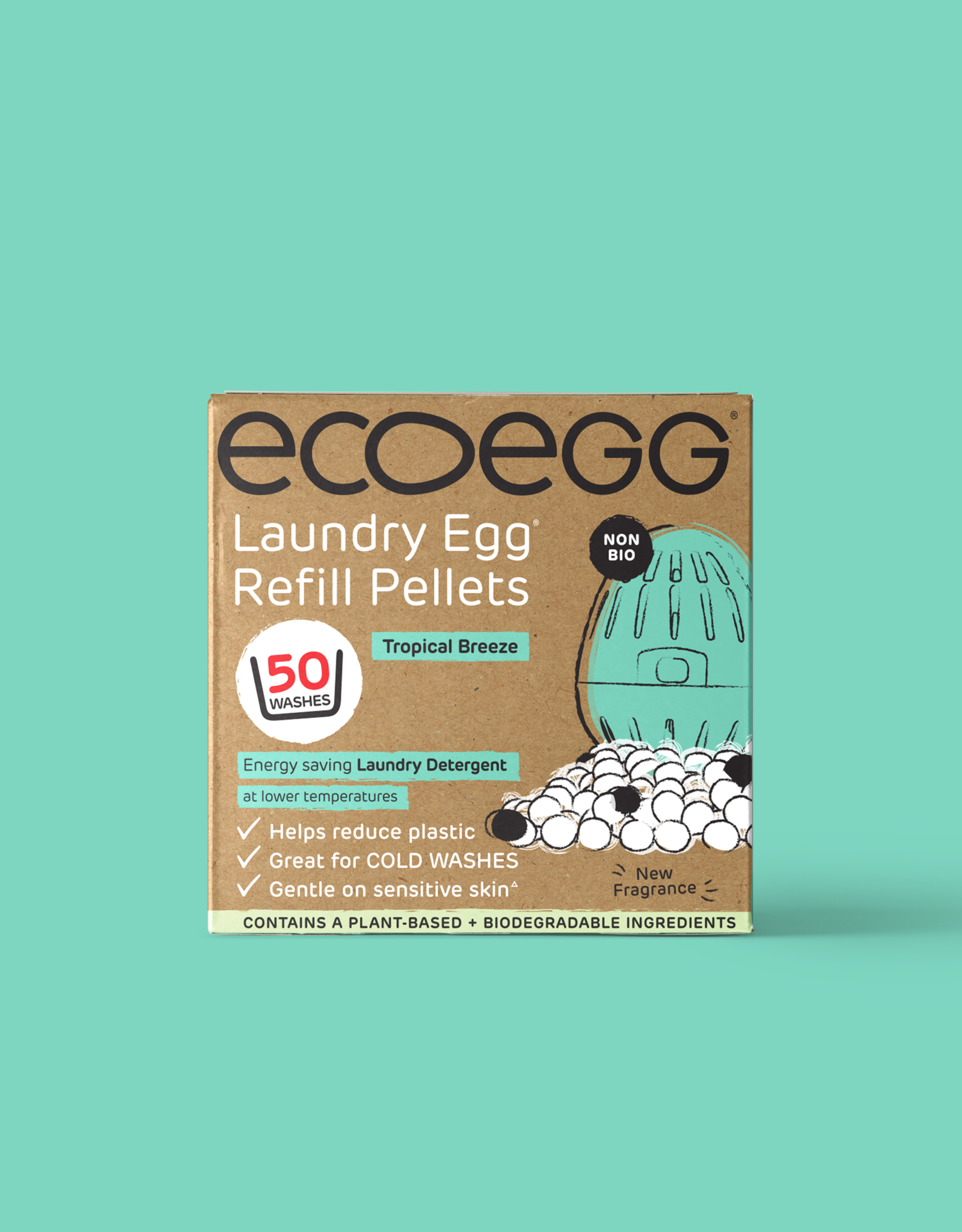 Ecoegg Ecoegg Laundry Egg Tropical Breeze - 50 washes - Refills