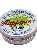 Happinesz Natuurlijke zinkoxide zonnebrandcrèmes SPF30 - White 60g