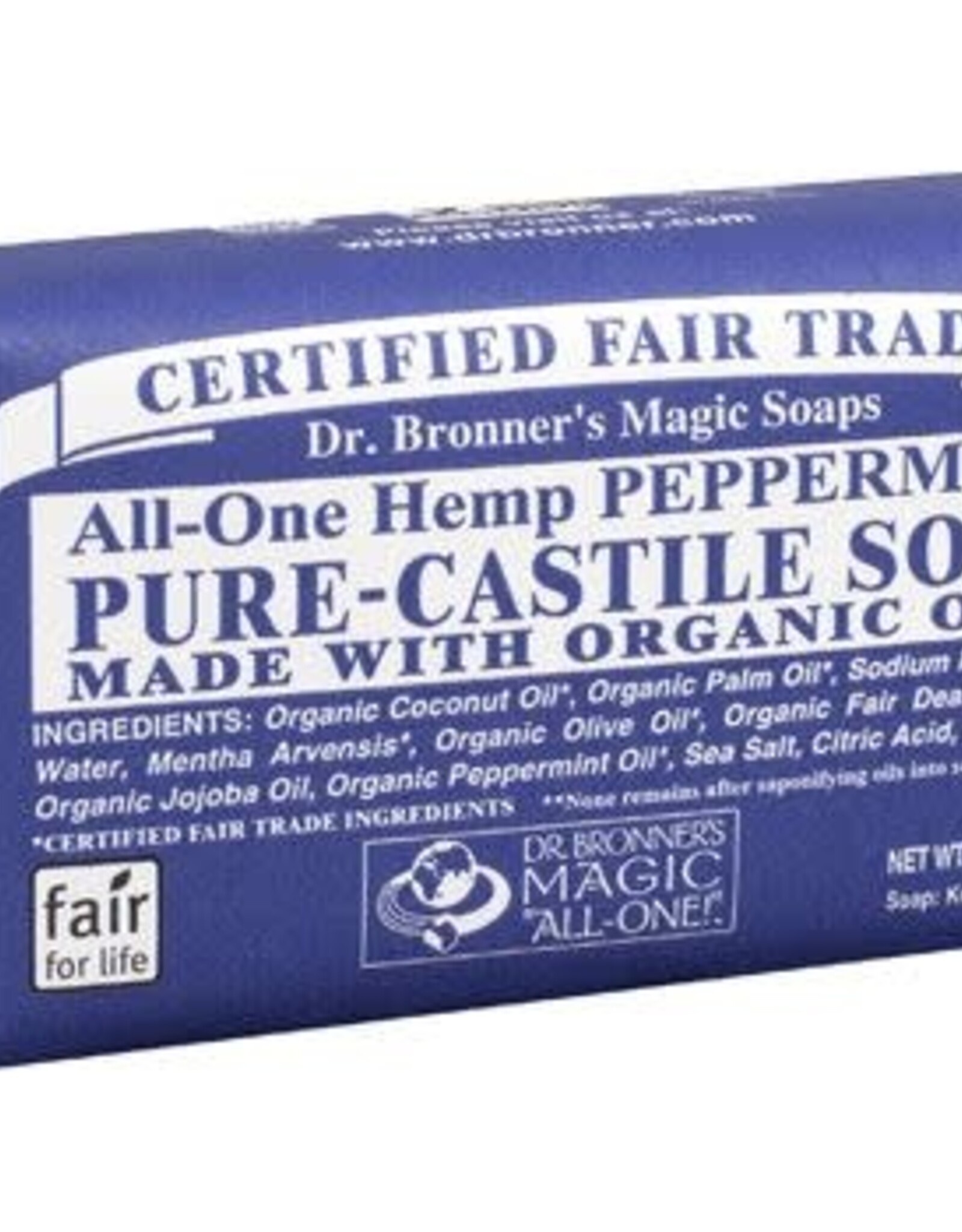 Dr. Bronner Dr. Bronner's - soap bar Peppermint 140g