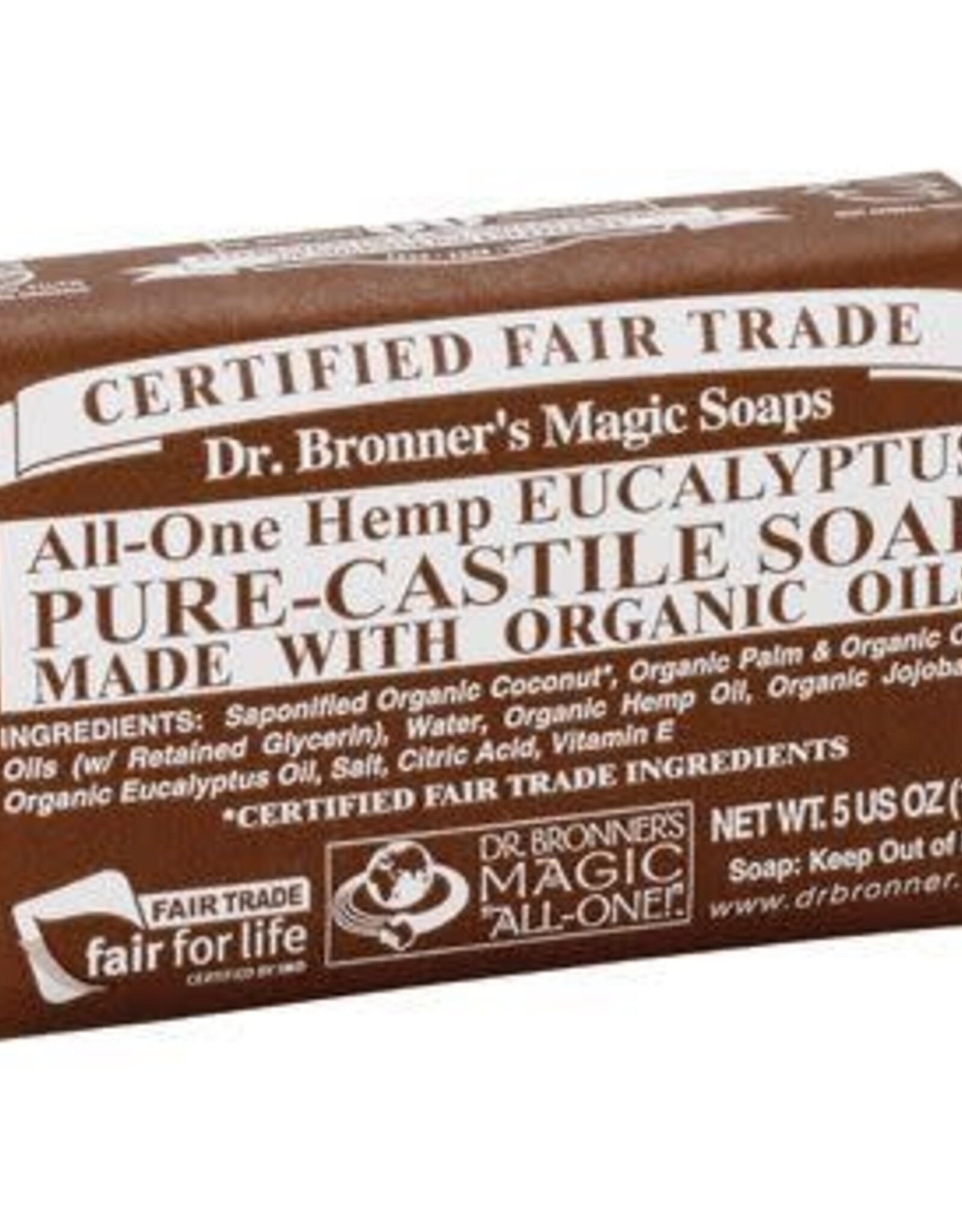 Dr. Bronner Dr. Bronner's - soap bar Eucalyptus 140g