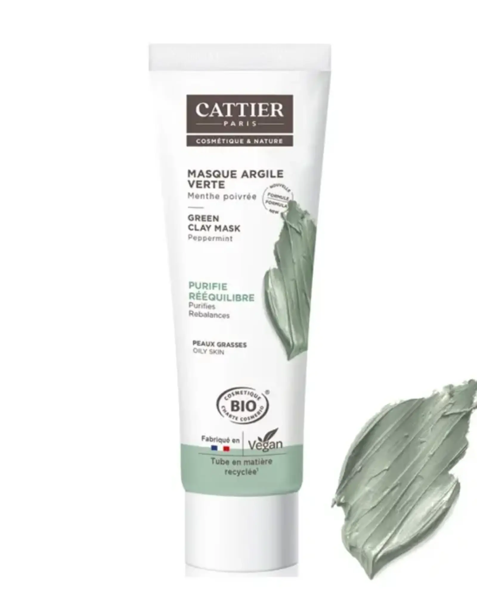 Cattier Cattier Kleimasker groene bio - purifie - 30ml