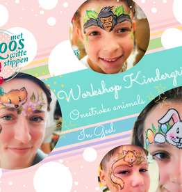 Roos met Witte Stippen Workshop 3 juli -  Thema Onestroke diertjes
