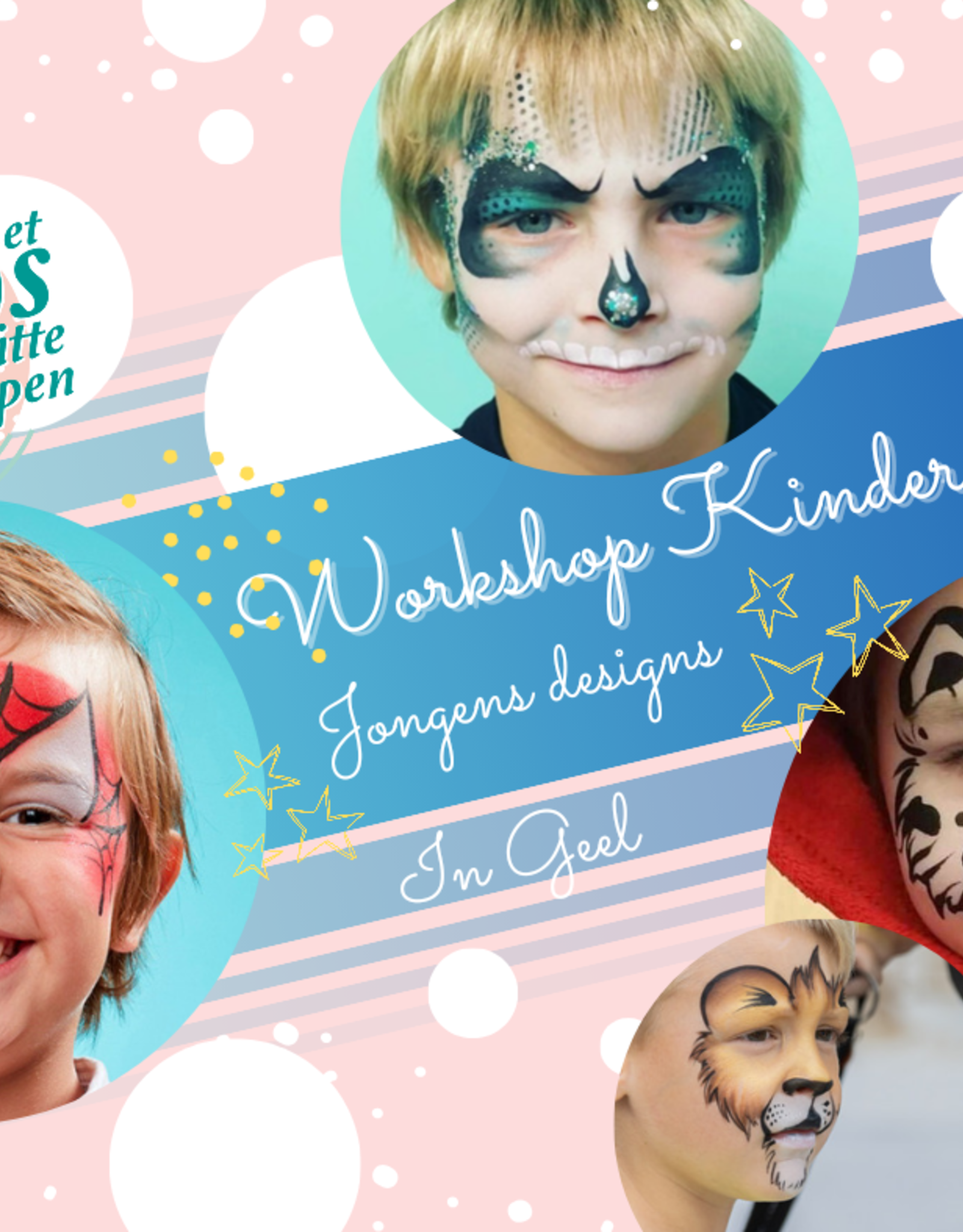 Roos met Witte Stippen Workshop 25 mei - Jongens Designs