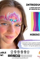 Face Paints Australia Hibiscus Brush combo  FPA - 28g - Kristin Olsson collection