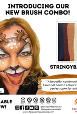 Face Paints Australia Stringybark Brush combo  FPA - 28g - Kristin Olsson collection