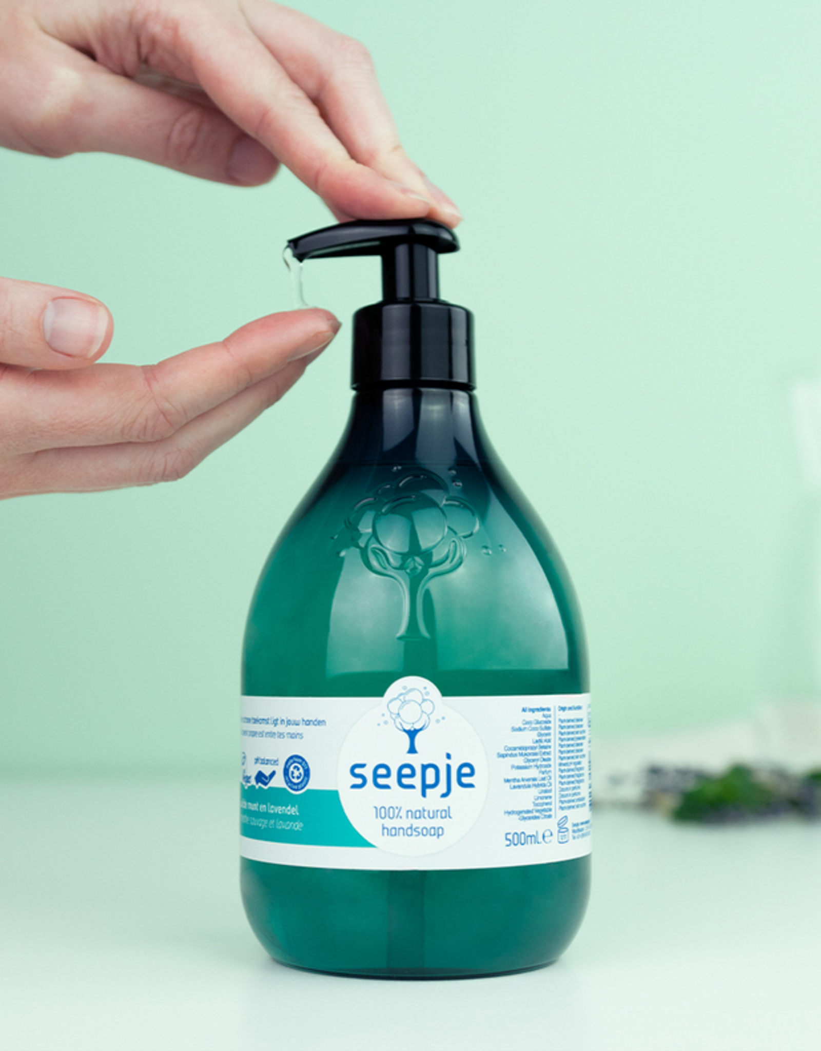 Seepje SEEPJE - handzeep Wilde munt en lavendel 500ml