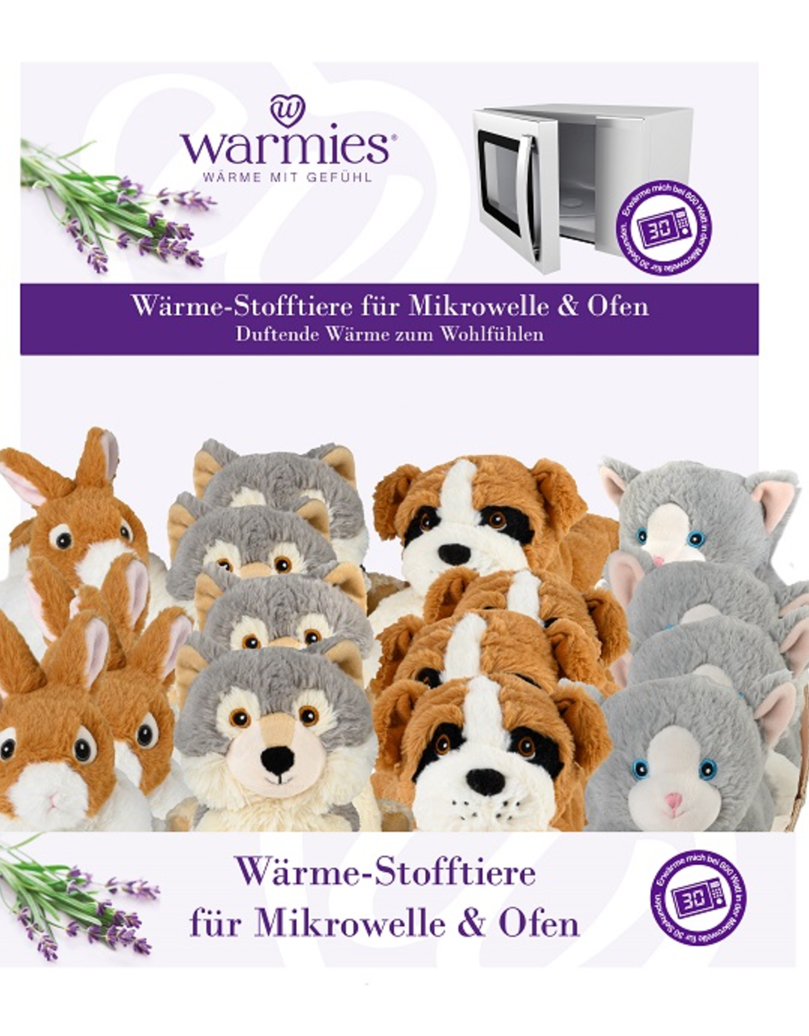 Warmies Volatile Warmies knuffel Beste Vrienden hond