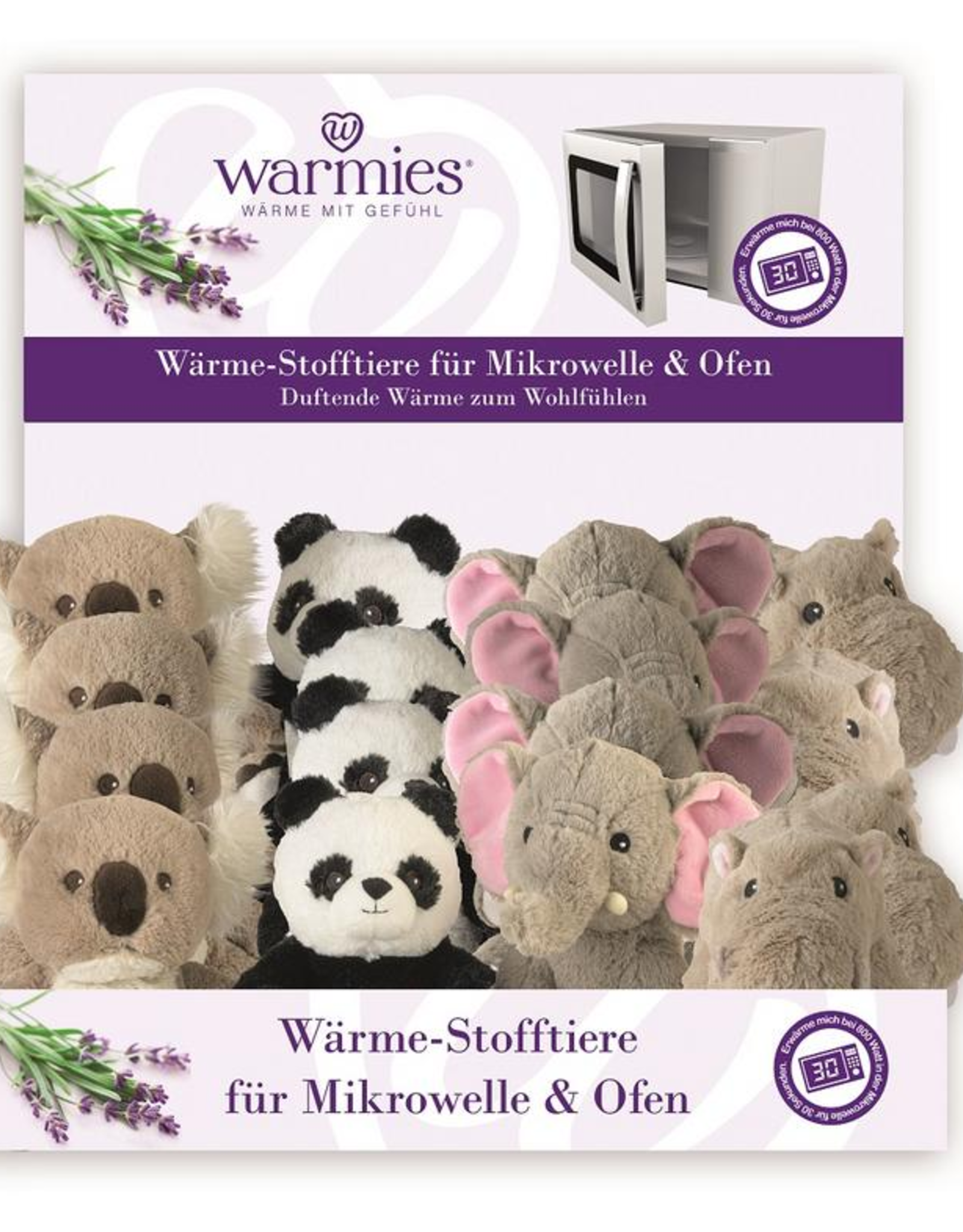 Warmies Volatile Warmies knuffel Wild Life Olifant