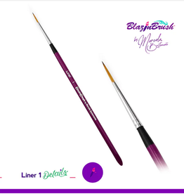 BlazinBrush Blazin Face Painting Brush by Marcela Bustamante | DETAILS COLLECTION - Liner #1