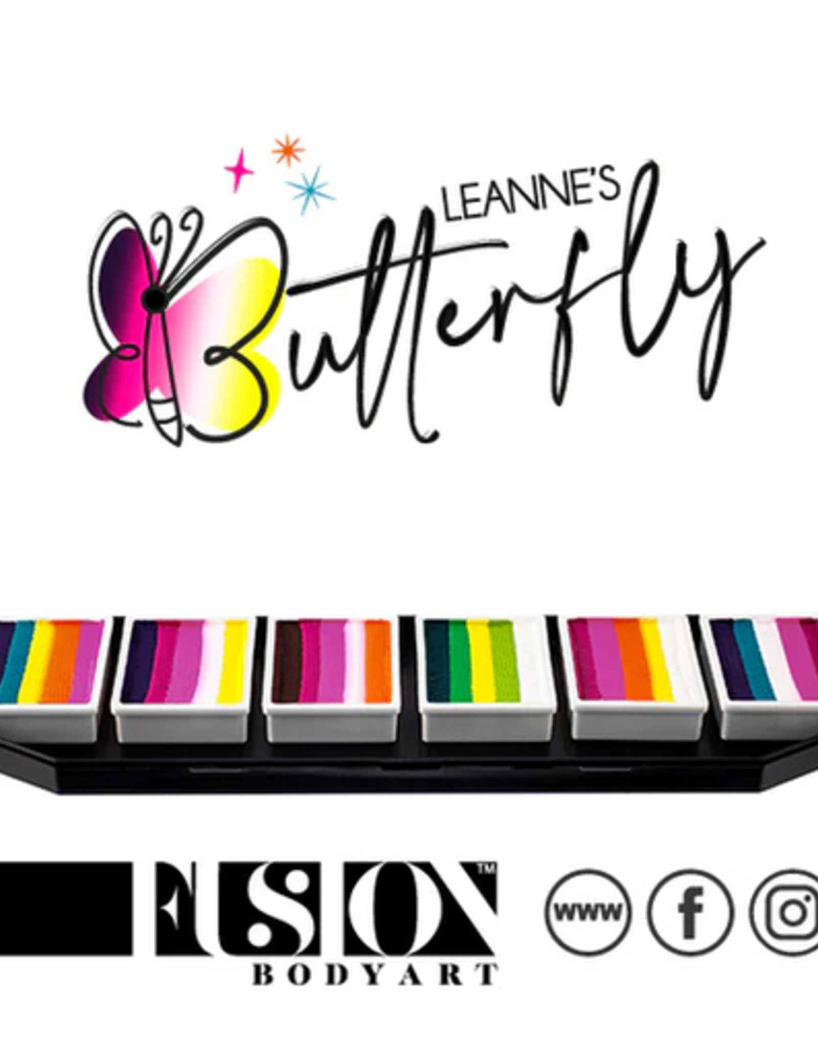 Fusion Fusion Butterfly Palette 60g (non-neon)