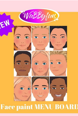 Wabbyfun WABBYFUN MENU BORD – A2 formaat