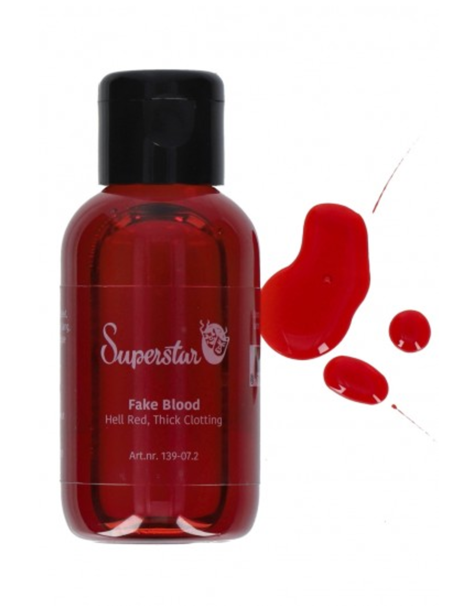 Superstar Superstar Artificial Blood/kunstbloed 50ml - Kunstbloed hel rood dik stollend 50 ml