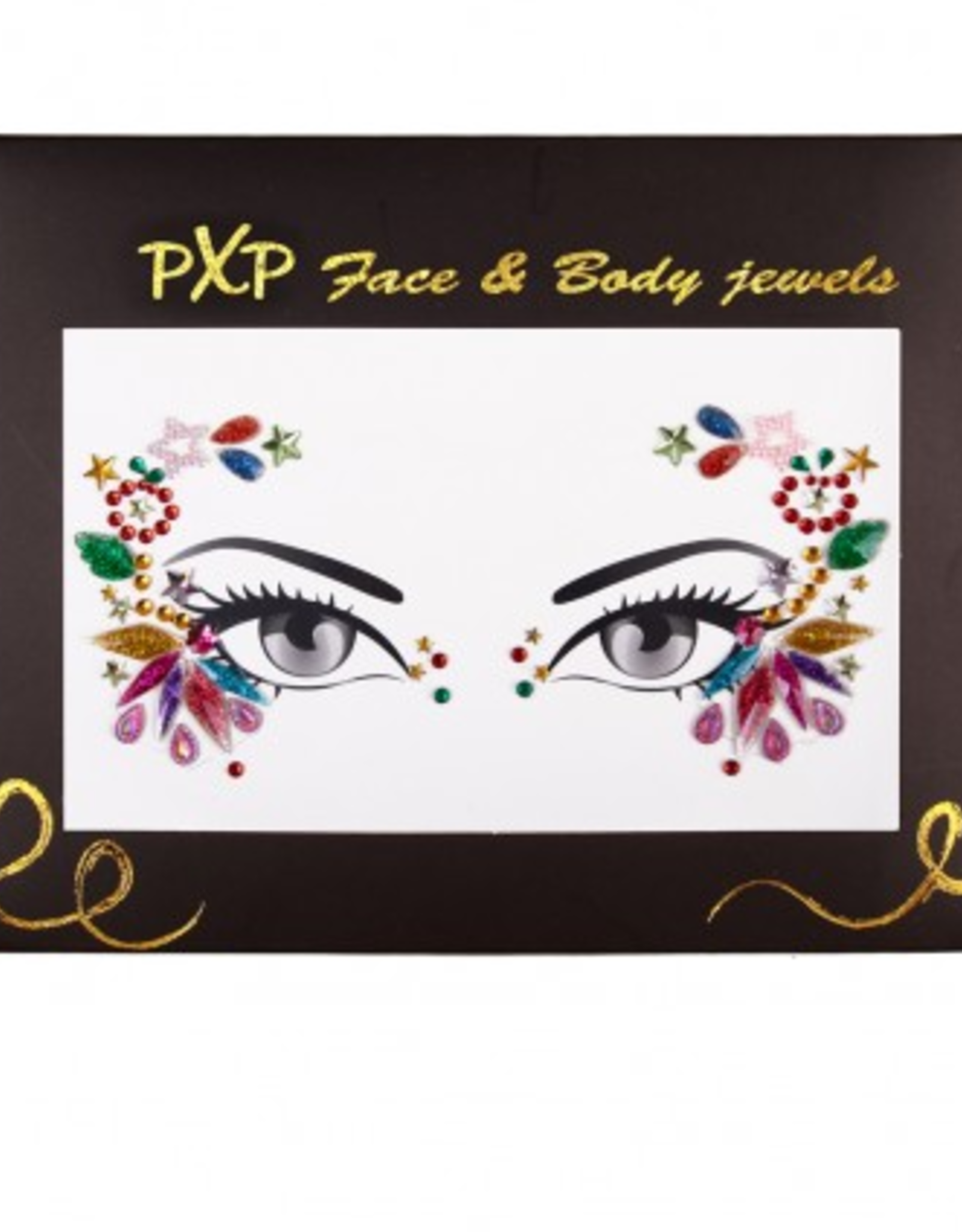 PartyXplosion PXP Face & Body jewels Festival Face 18236