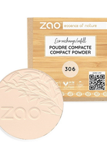 Zao ZAO Bamboe Compact poeder Refill 306 (Porcelain)