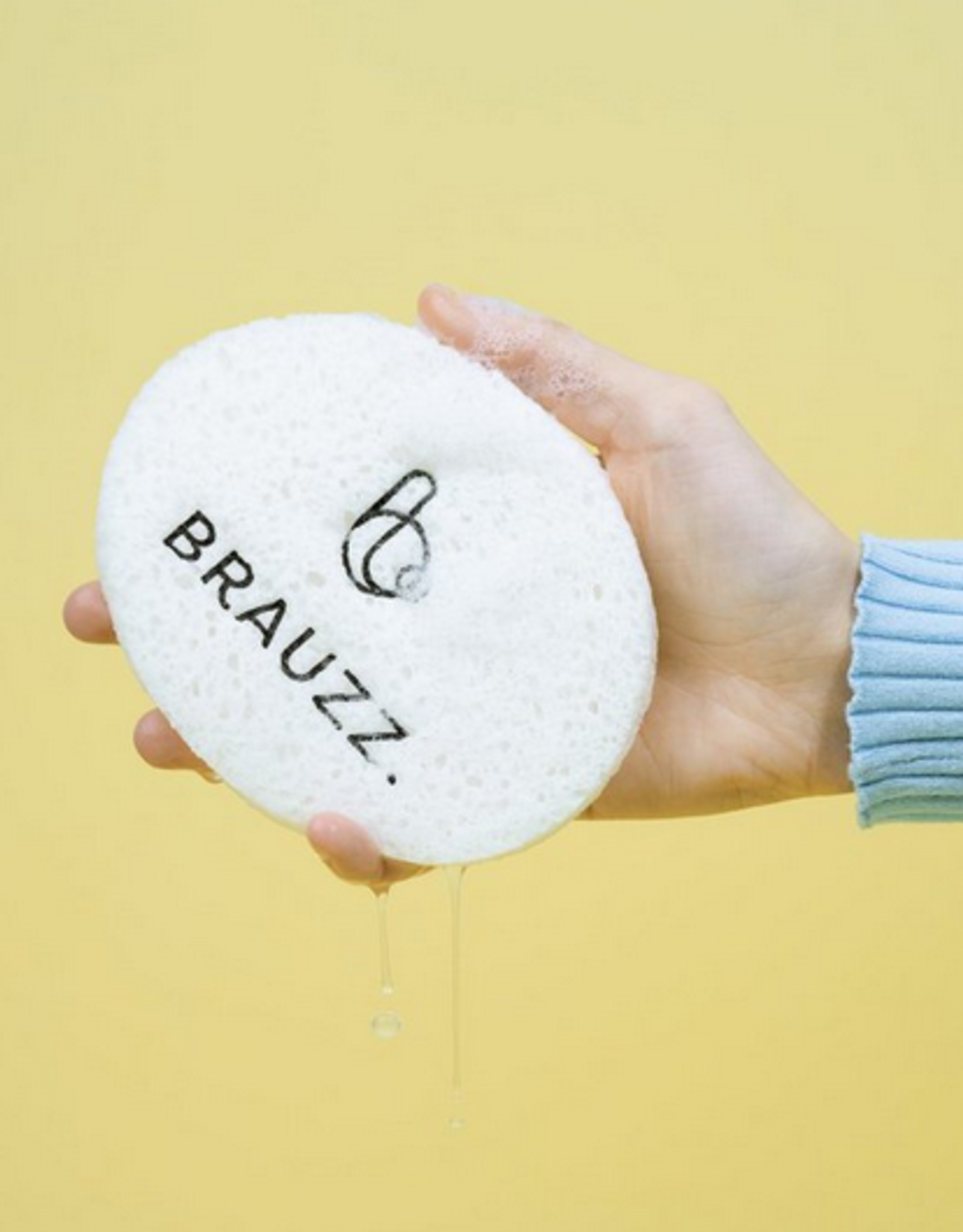 Brauzz BRAUZZ. herbruikbare & composteerbare pop-up spons / BRAUZZ. reusable and compostable pop-up sponge