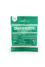 Denttabs Denttabs Tandenpoets tabletten met fluoride 125 stuks