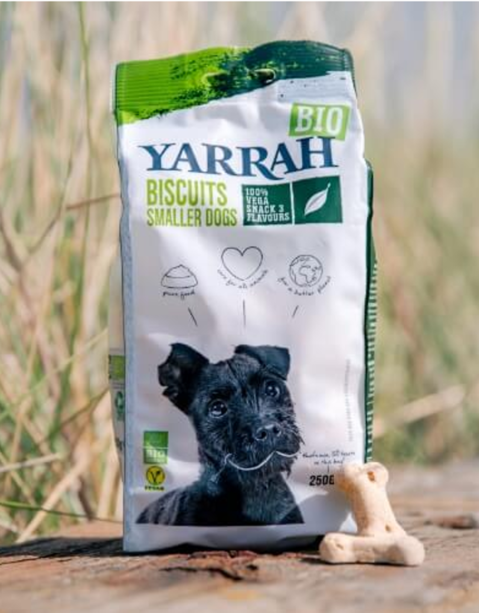 Yarrah Yarrah Biologische vegan hondenkoekjes voor kleinere honden 250g