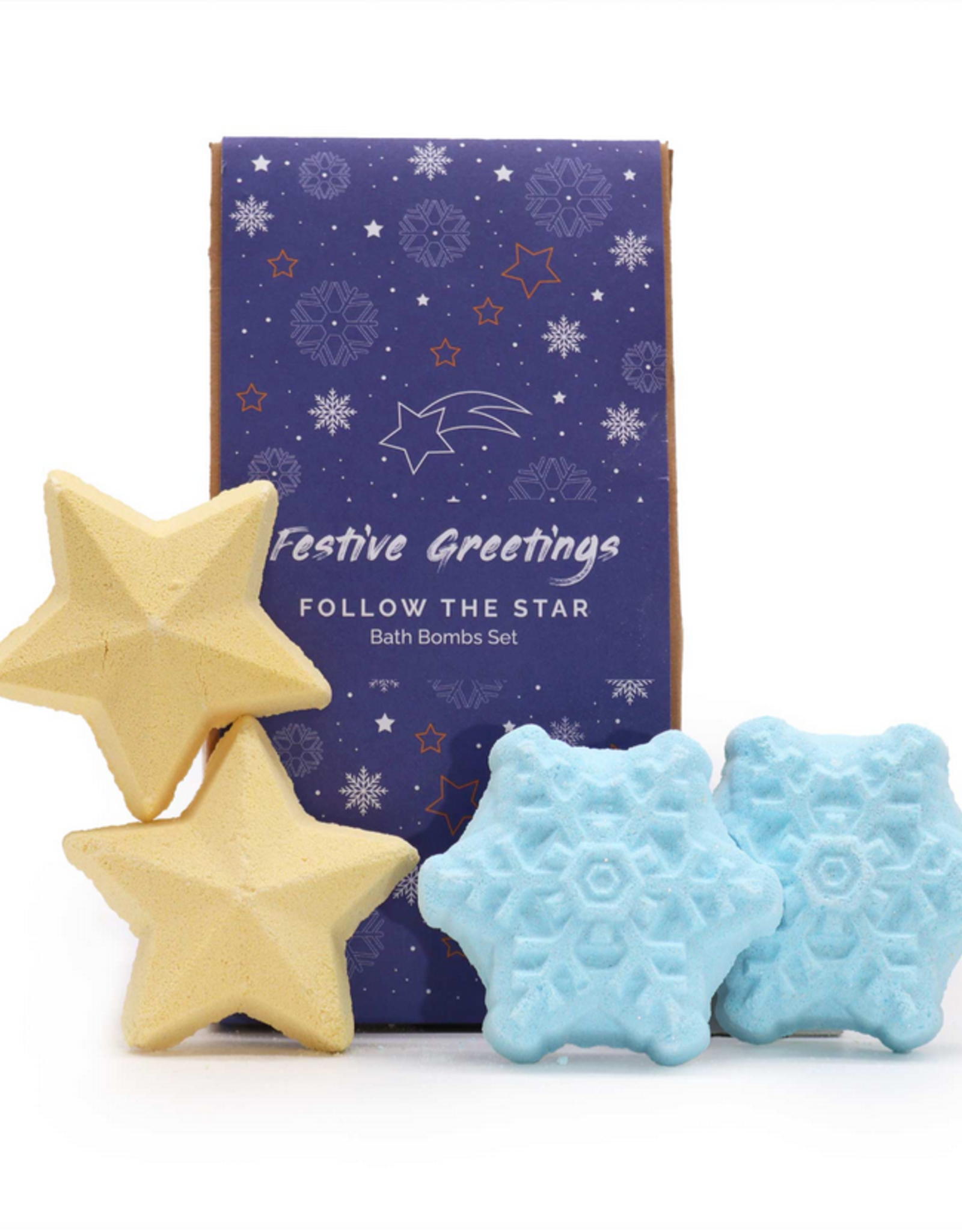 Ancient Wisdom Follow the star bath bomb set - 4 bath bombs