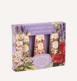 Panier des Sens Box with 3 handcreams 30 ml: verbena-rose-lavender