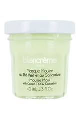 blancreme Face Mask Mousse - GREEN TEA & CUCUMBER -  40ml