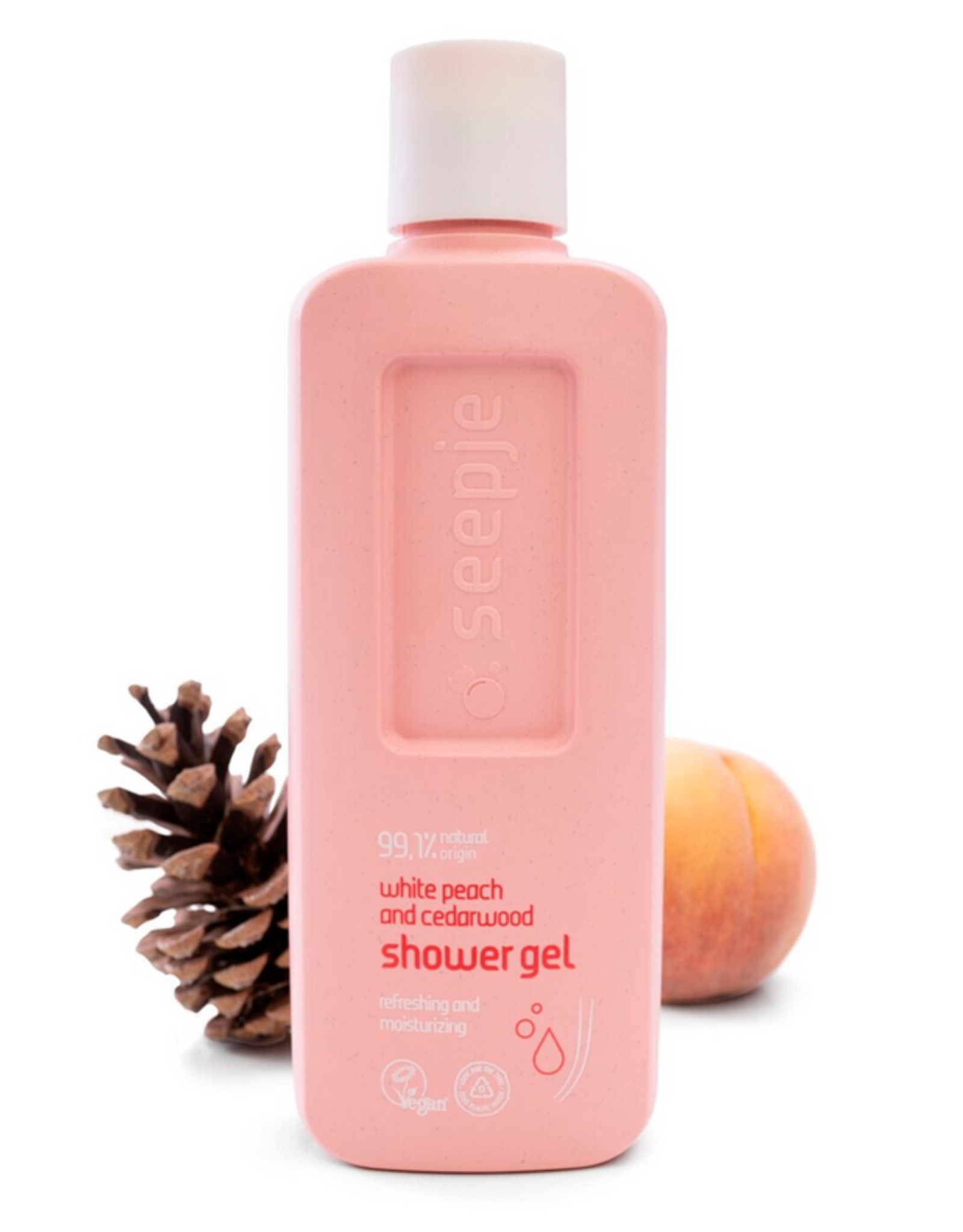 Seepje Shower Gel “White Peach and Cedarwood' 300ml