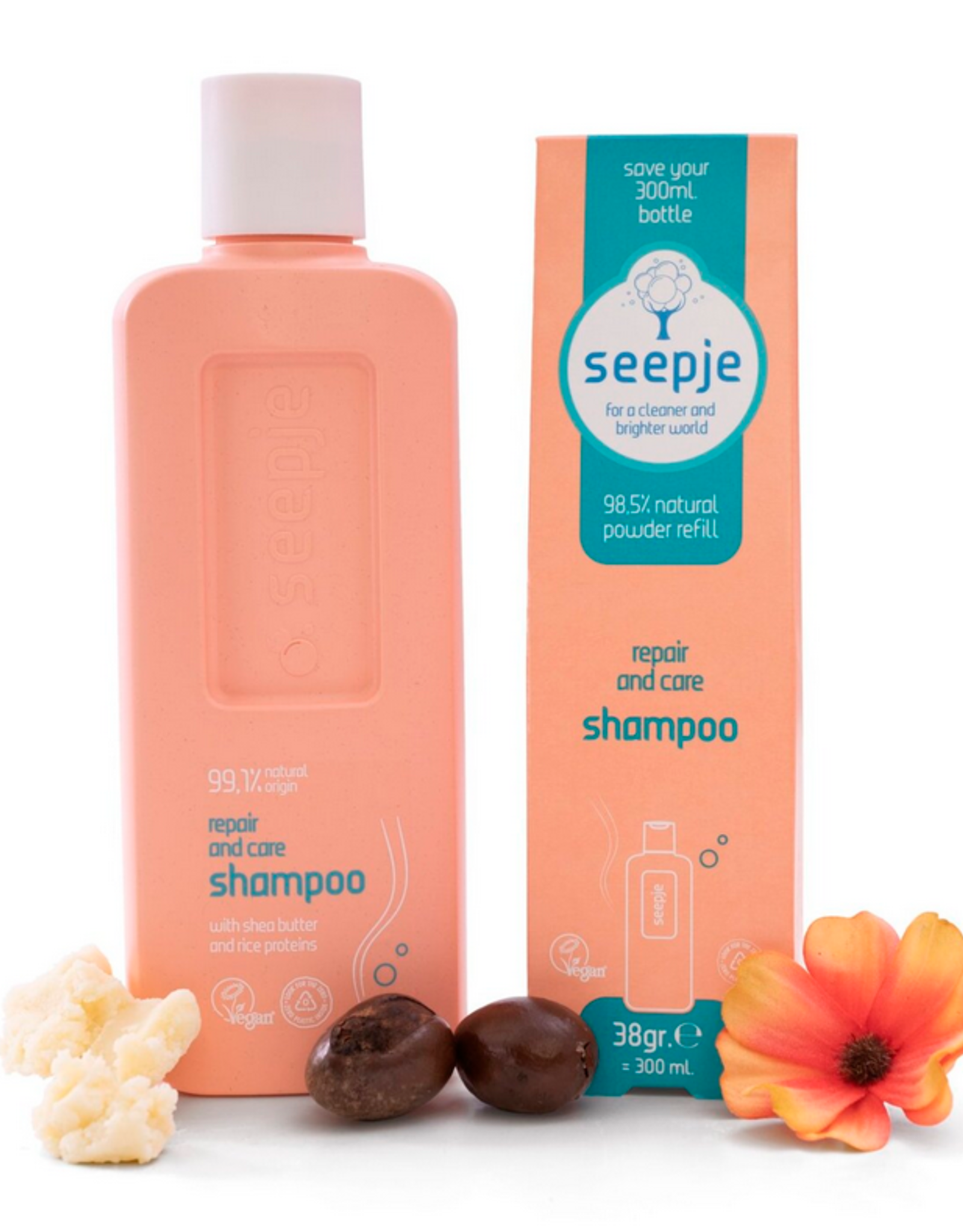 Seepje Shampoo ‘Repair and care’ navulling 300ml