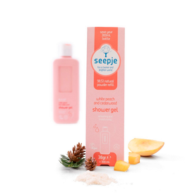 Seepje Shower Gel “White Peach and Cedarwood' navulling300ml