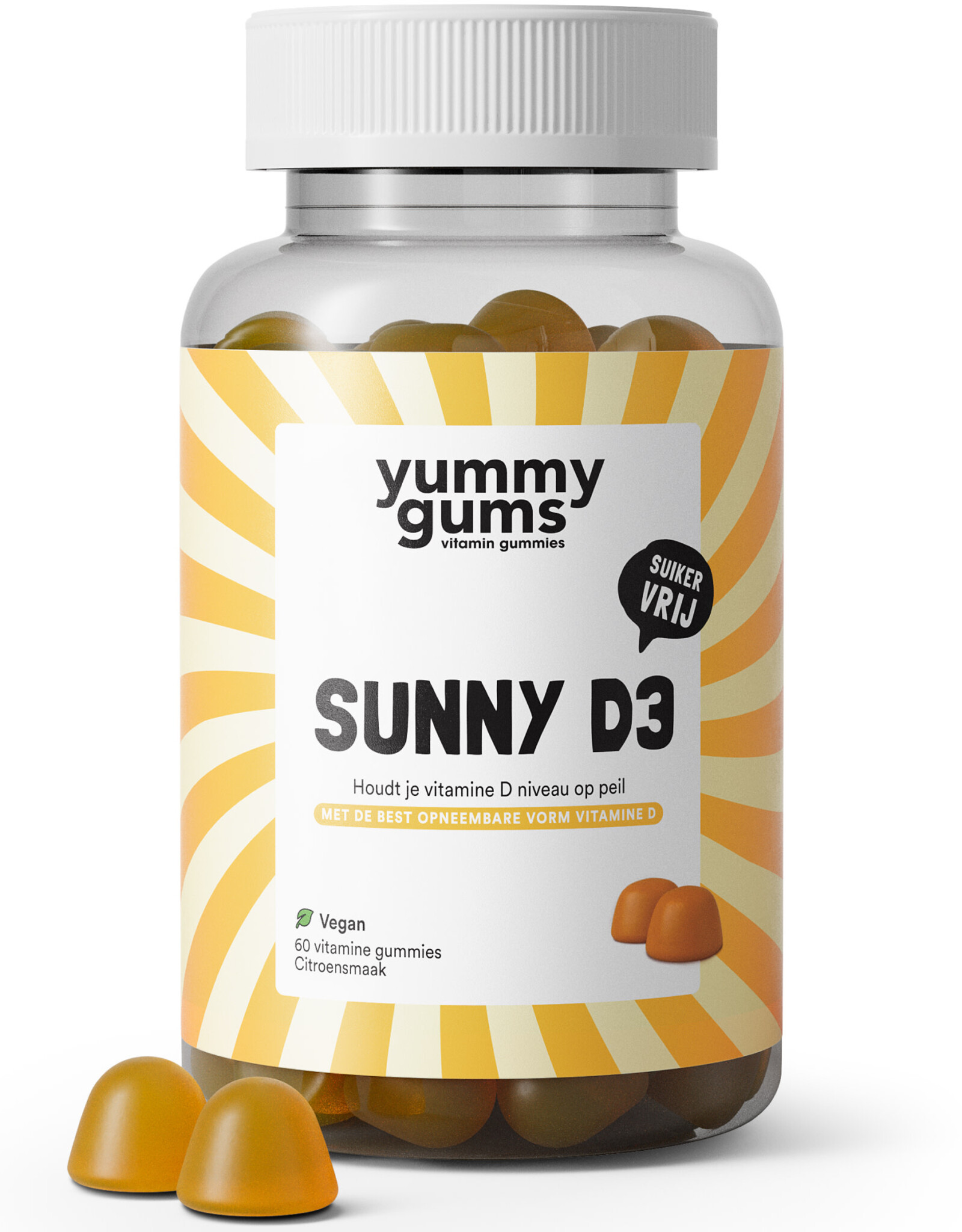 yummygums SUNNY D3 GUMMIES - 60 vitamine gummies 180g