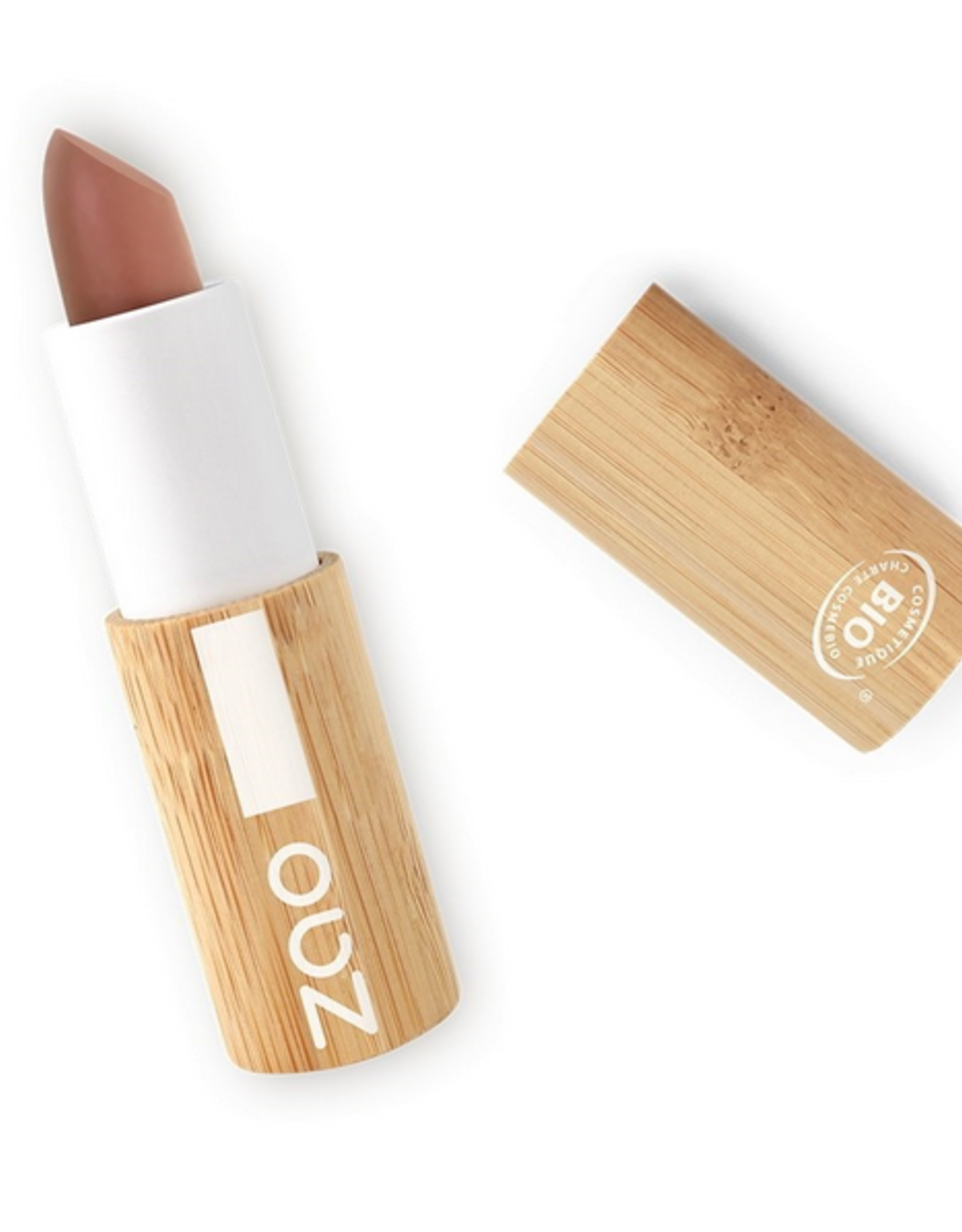 Zao ZAO Bamboe Cocoon Lippenstift 416 (Brownish Pink) 3.5 Gram